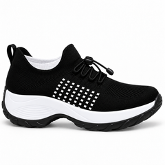 Stretch-Cushion Walking Shoes