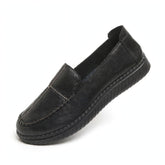 Women’s Gold-Accent Leather Comfort Loafers
