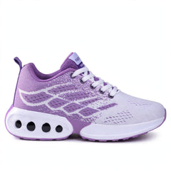 Aria Pastel Stripe Gum-Sole Sneakers