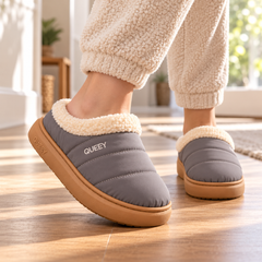 Warm Puffer Slip-On Shoes