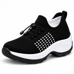 Stretch-Cushion Walking Shoes