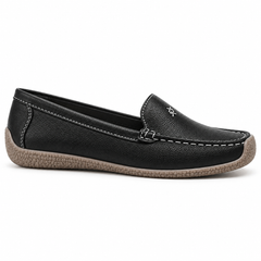 Cushioned Suede-Look Loafers