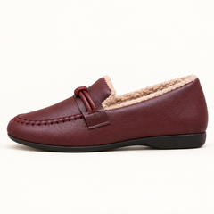 Sherpa-Lined Moccasin Loafers