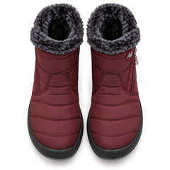 Plush-Lined Quilted Snow Boots