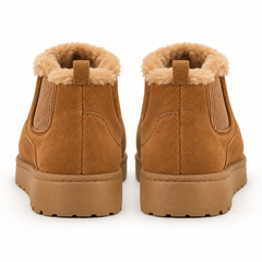 Fur-Lined Platform Snow Boots