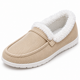Fleece-Lined Moccasin Loafers