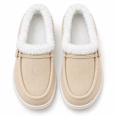 Fleece-Lined Moccasin Loafers