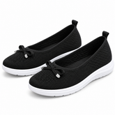 Breathable Knit Walking Flats