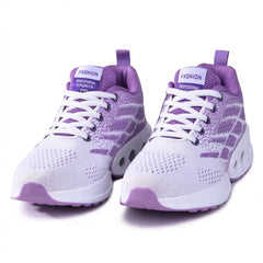 Aria Pastel Stripe Gum-Sole Sneakers