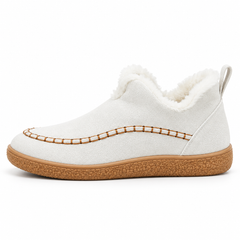Women's Cozy Fleece-Lined Slip-On Ankle Boots
