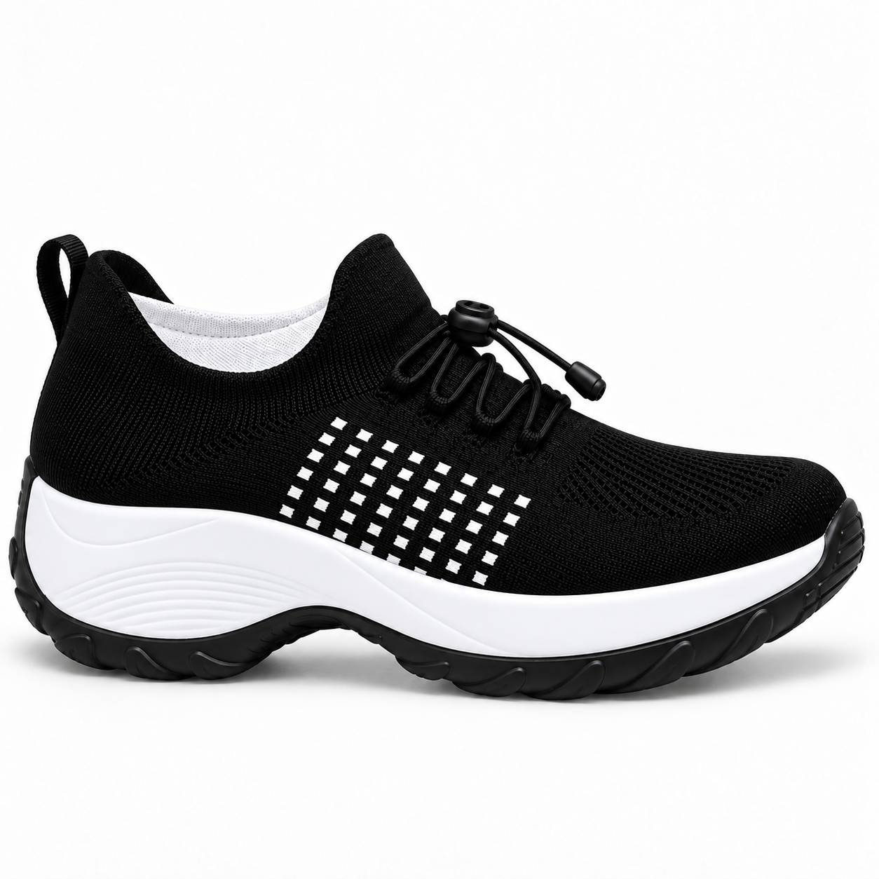 Stretch-Cushion Walking Shoes