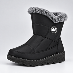 Fleece-Lined Zipper Winter Boots