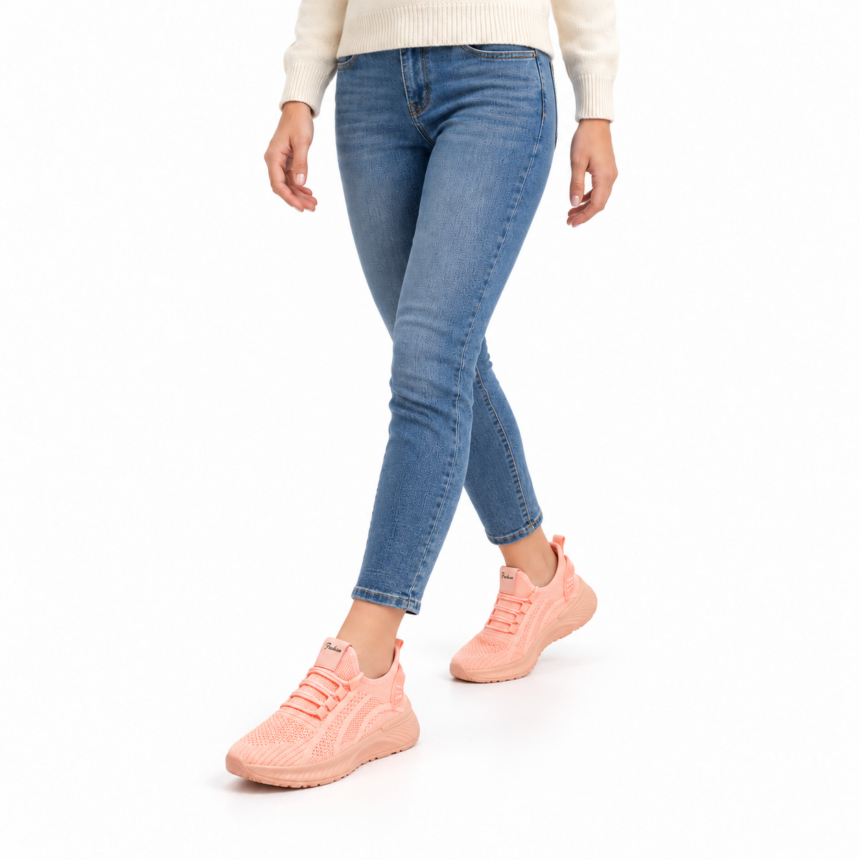 Women’s Vintage Side-Stripe Lace-Up Sneakers