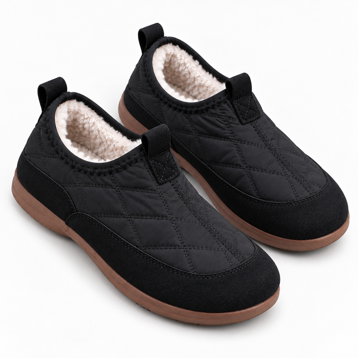 Comfortable Fleece-Lined Slip-On Shoes