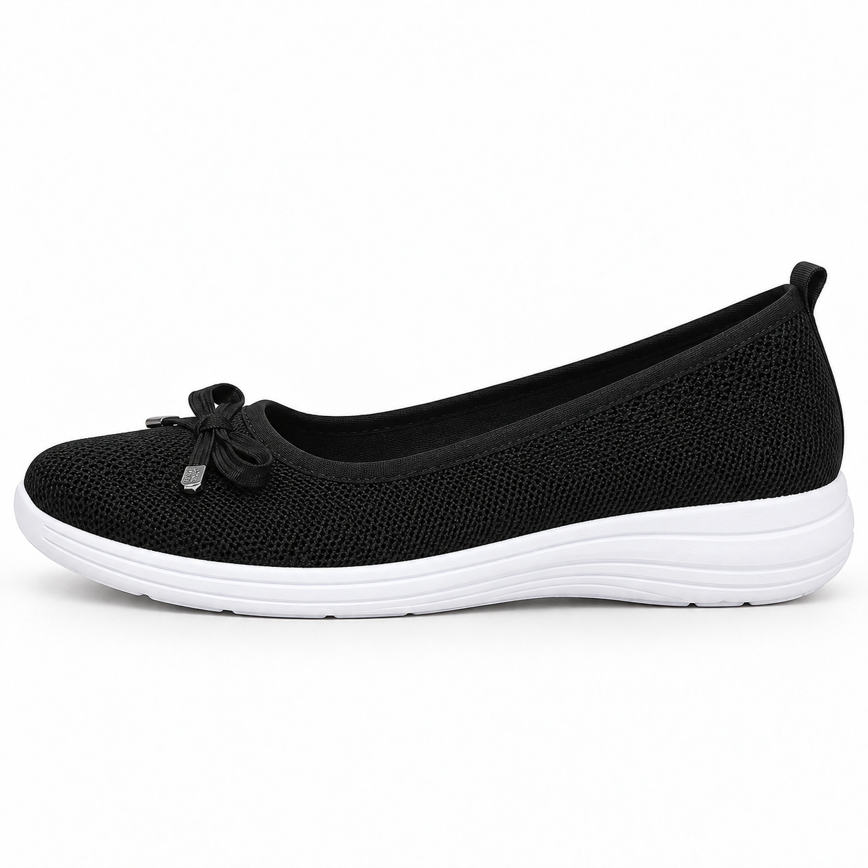 Breathable Knit Walking Flats