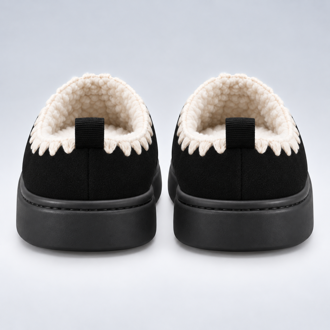 Non-Slip Lace-Up Winter Slippers