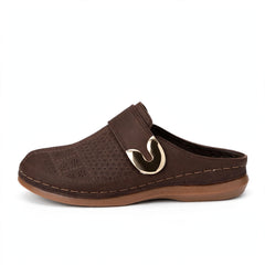 Elara Fuzzy Double-Band Slide Slippers