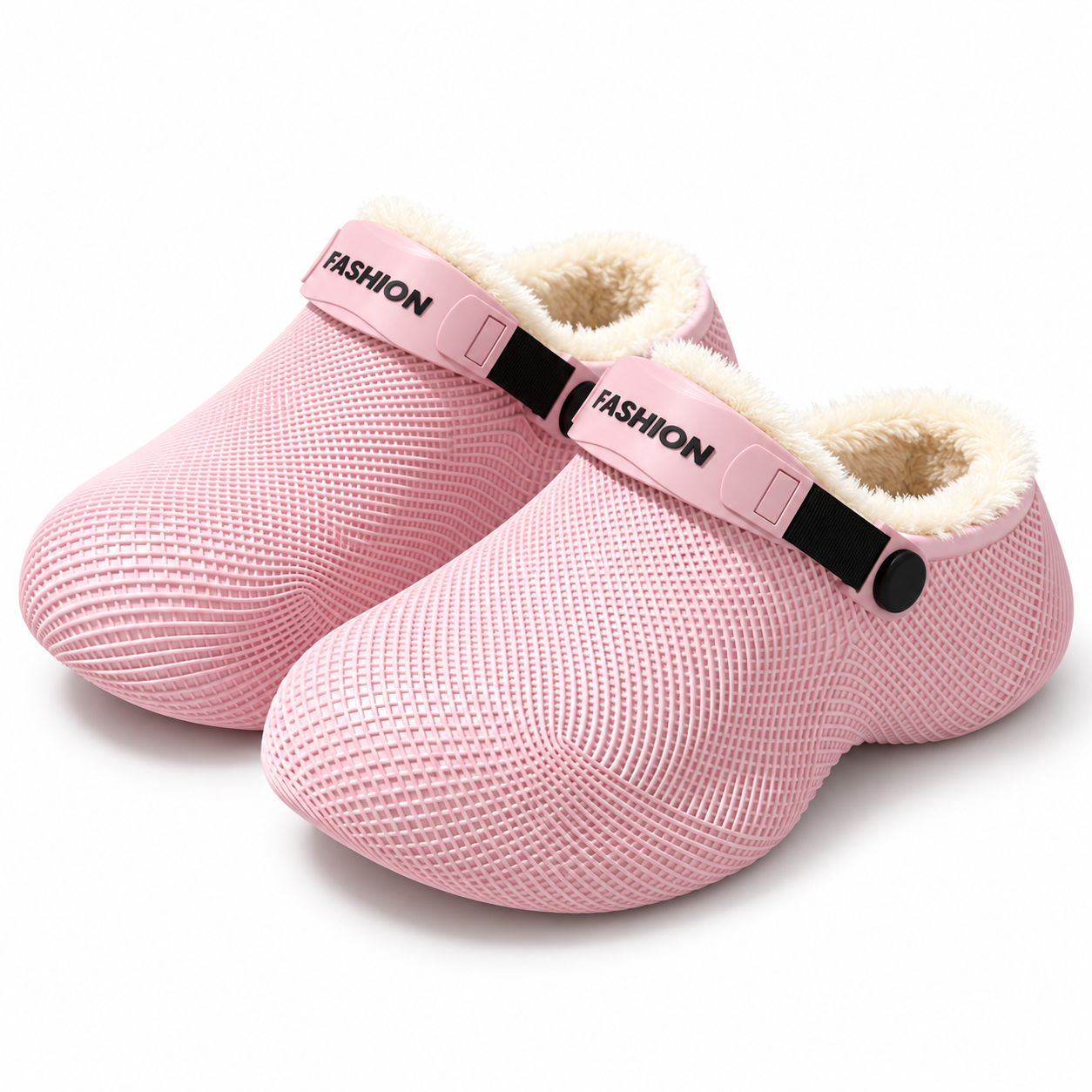 Fleece-Lined Back-Strap Clogs