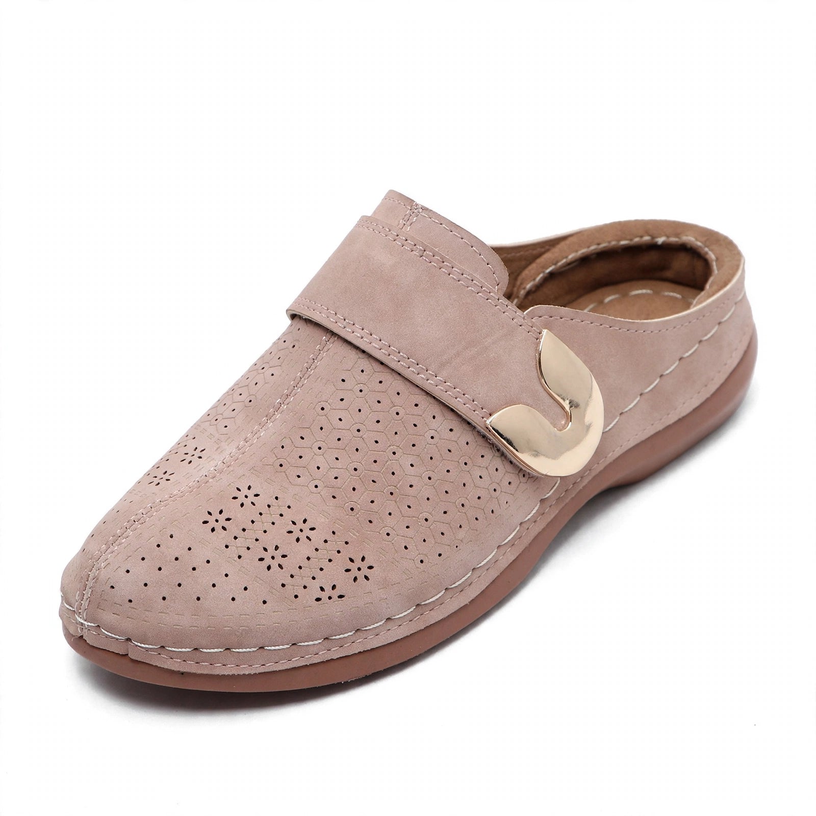 Elara Fuzzy Double-Band Slide Slippers