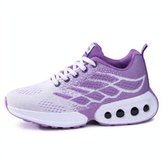Aria Pastel Stripe Gum-Sole Sneakers
