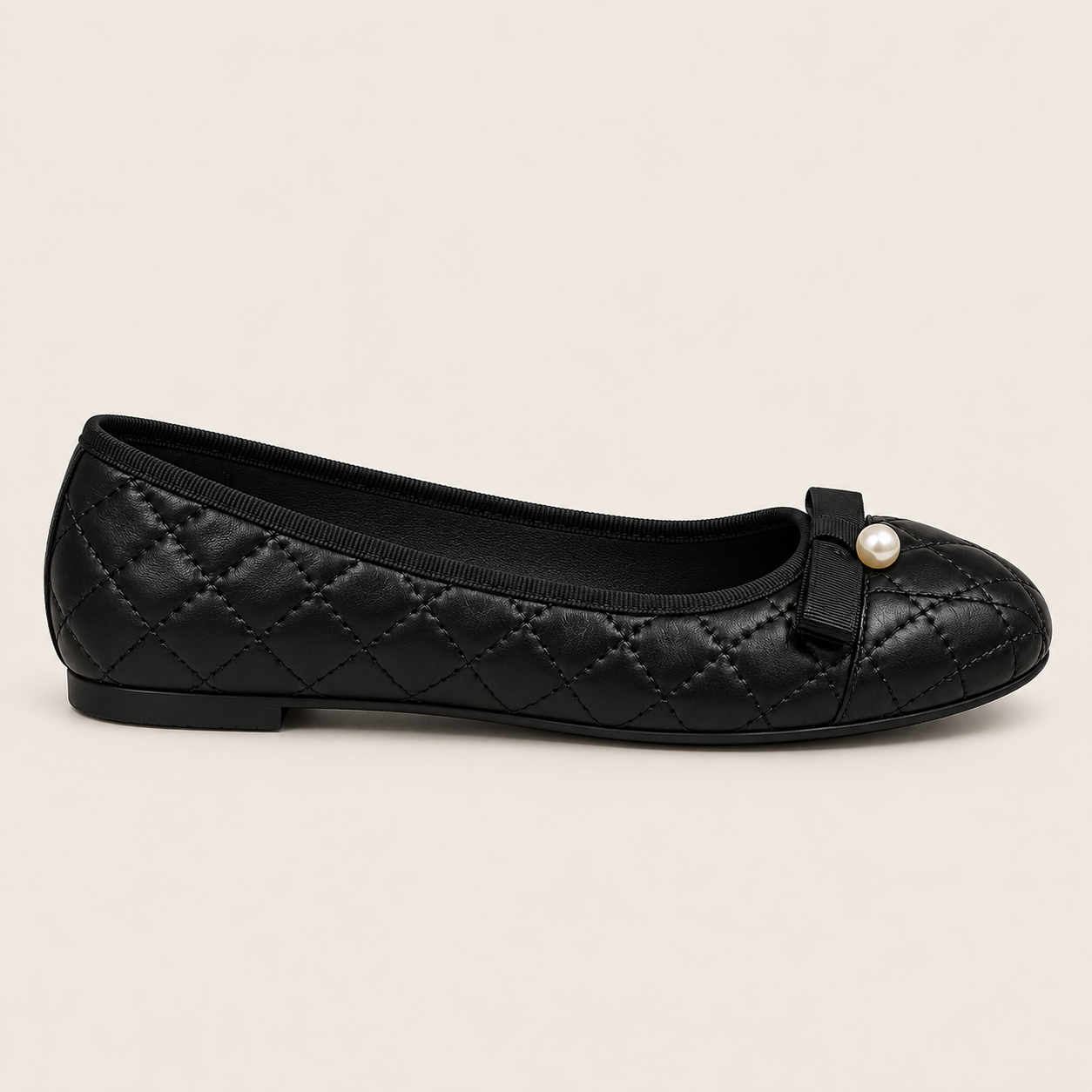 Soft-Sole Round-Toe Mary Jane Flats