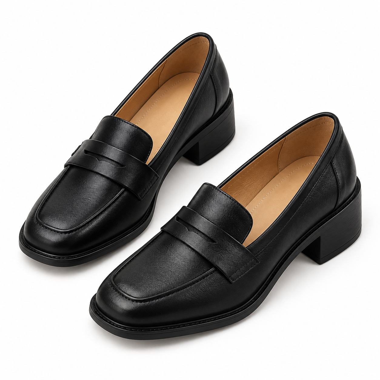 British-Style Soft-Sole Leather Loafers