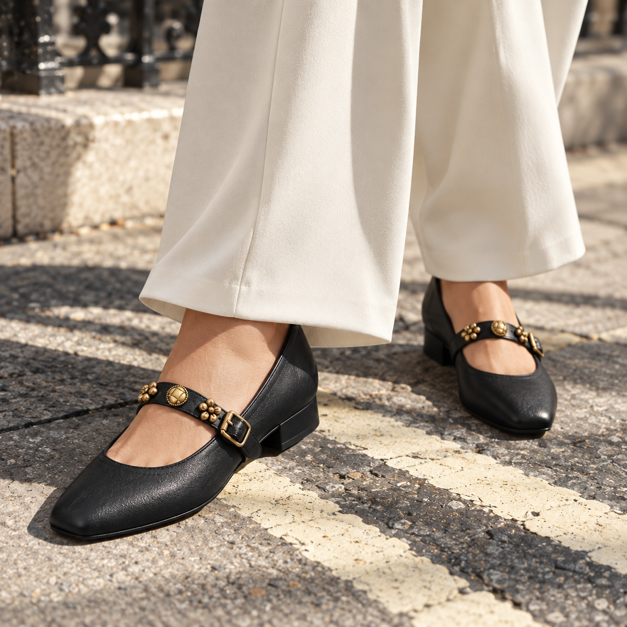 Casual Mary Jane Flat Shoes
