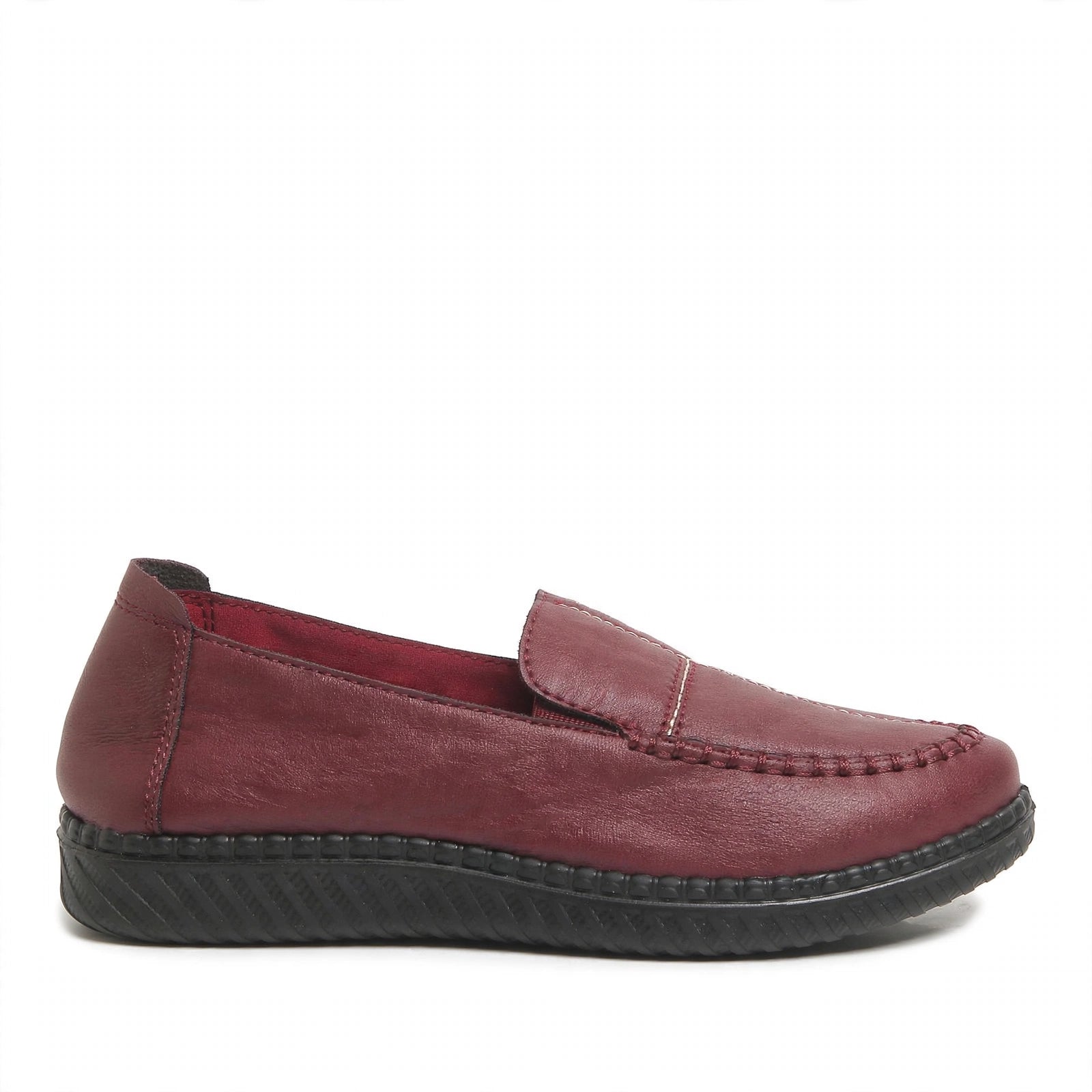 Women’s Gold-Accent Leather Comfort Loafers