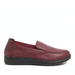 Women’s Gold-Accent Leather Comfort Loafers