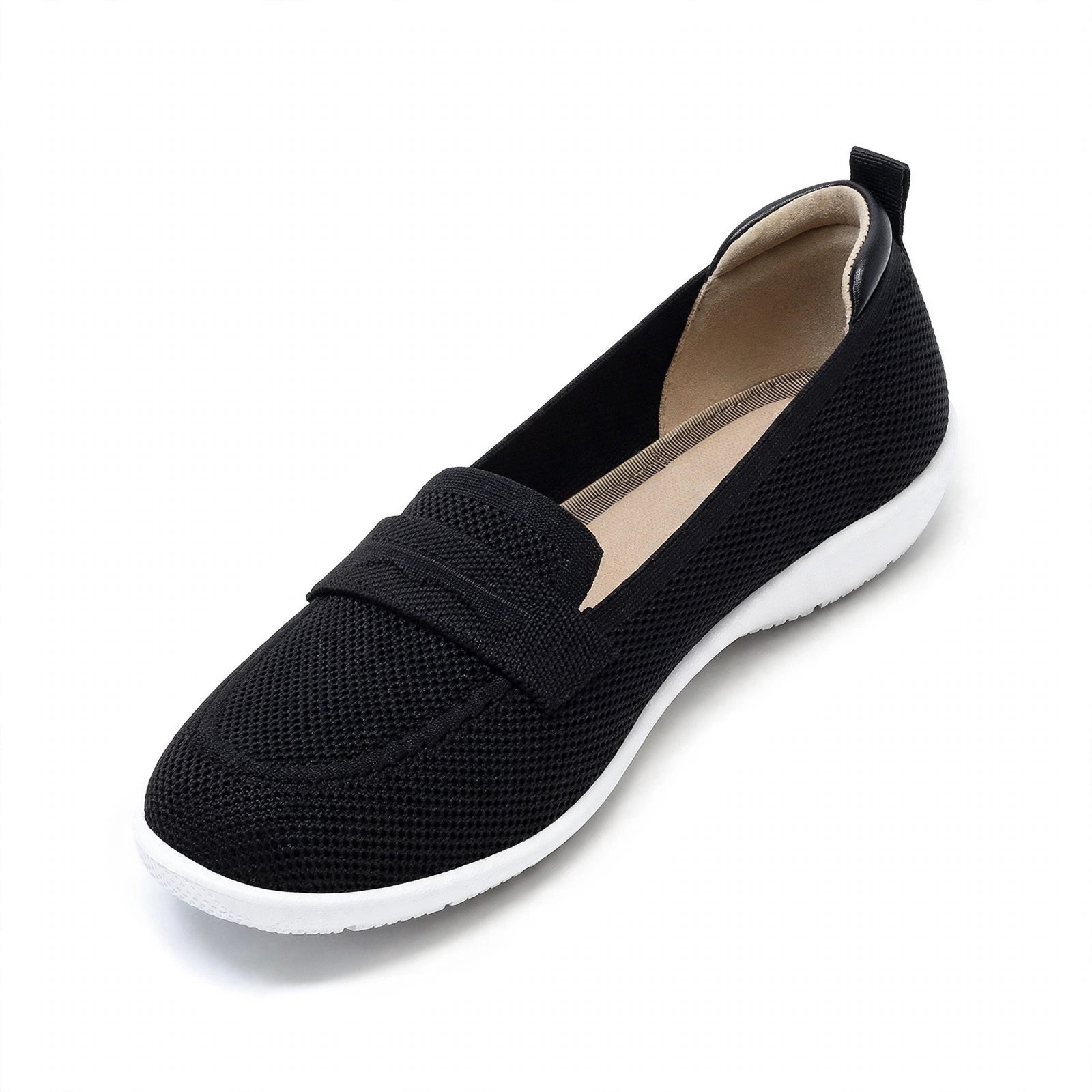 Camille Leather Moccasin Loafers