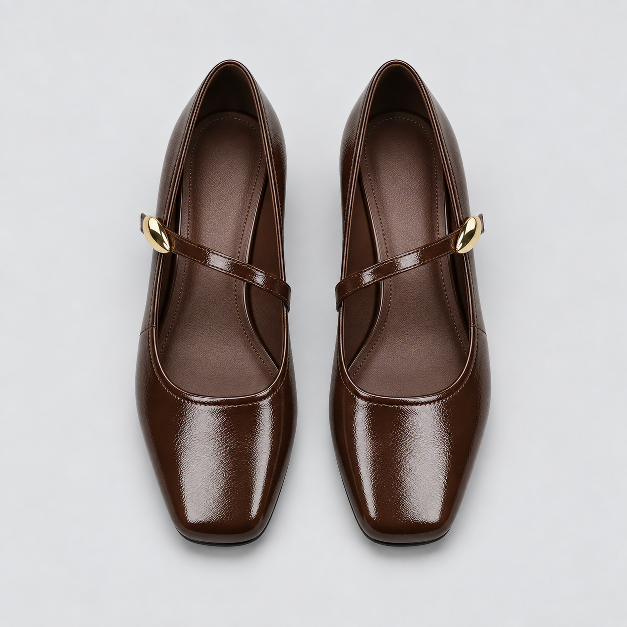 Elegant Square-Toe Mary Jane Shoes