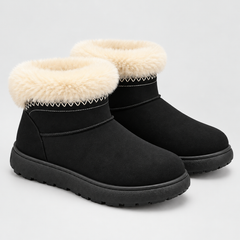 Plush-Lined Mid-Calf Snow Boots