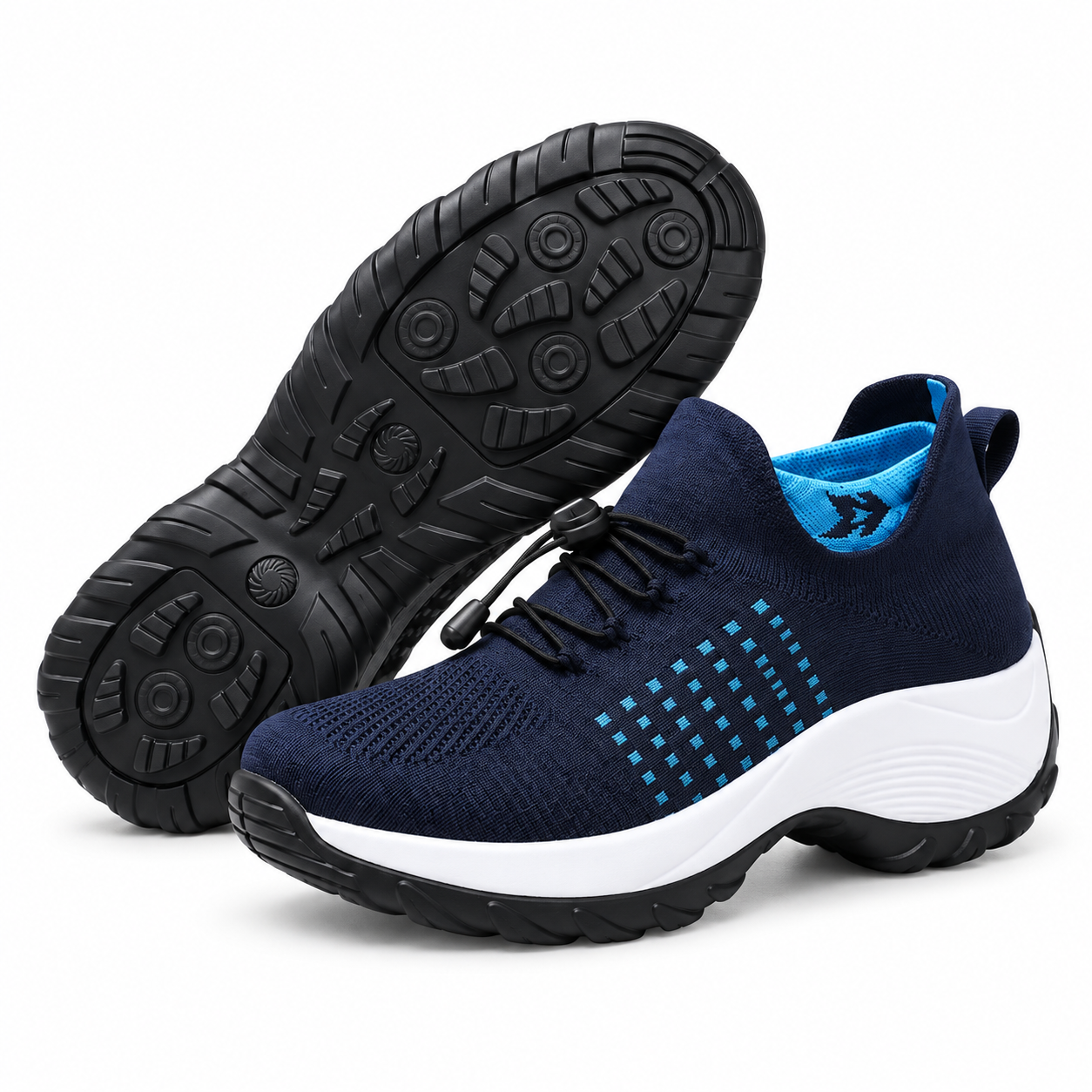 Stretch-Cushion Walking Shoes