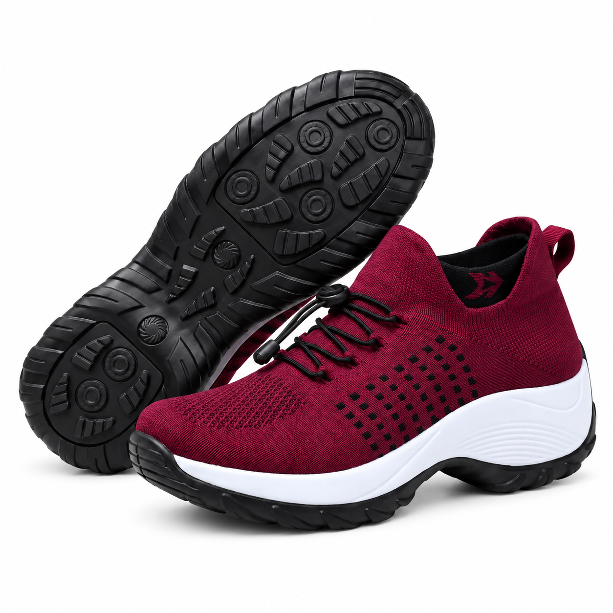 Stretch-Cushion Walking Shoes
