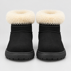 Plush-Lined Mid-Calf Snow Boots