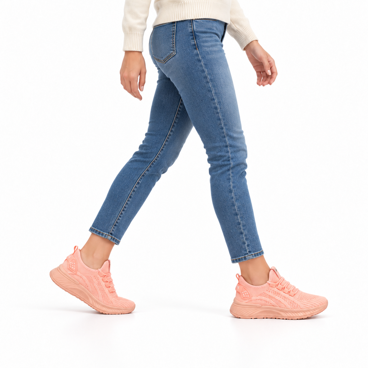 Women’s Vintage Side-Stripe Lace-Up Sneakers