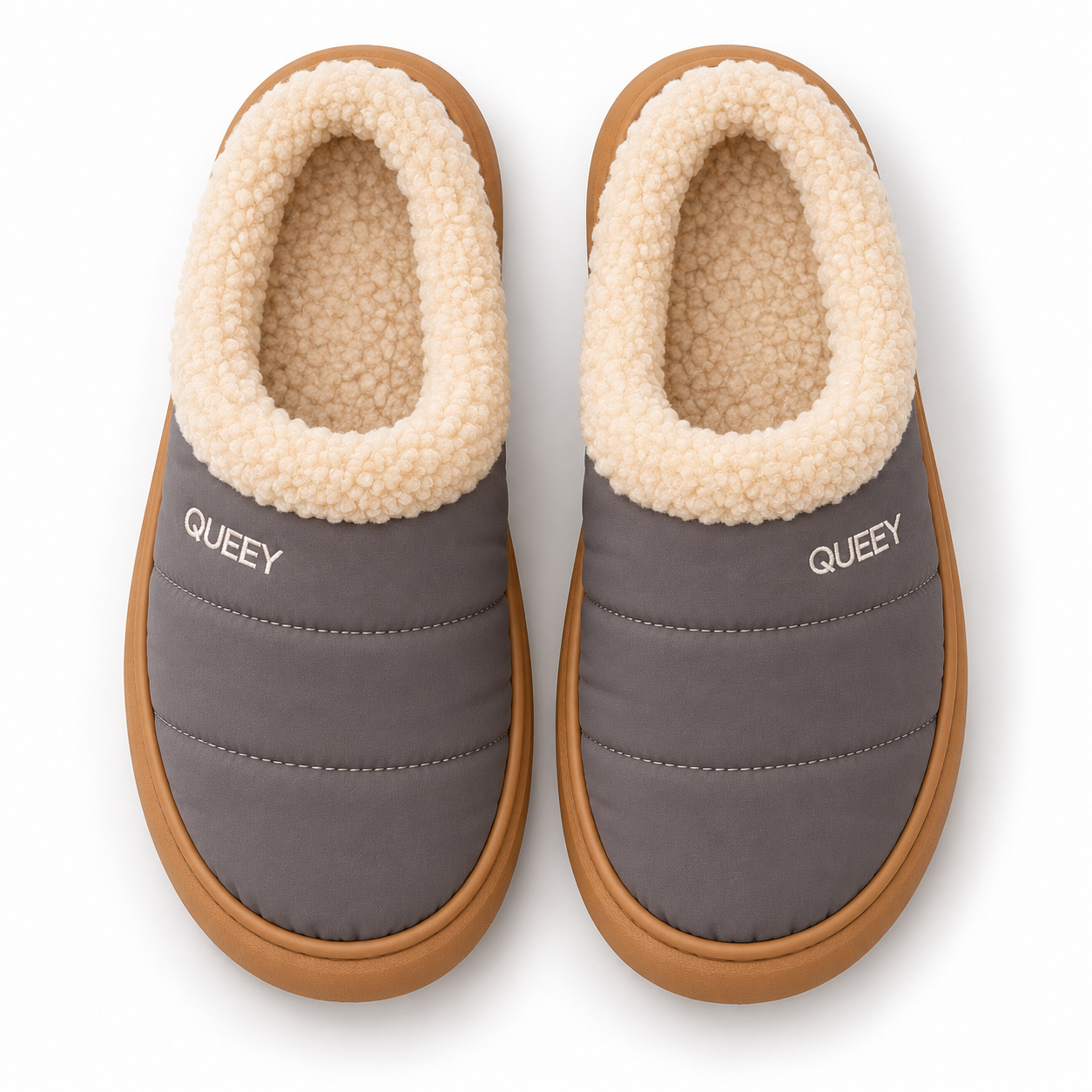 Warm Puffer Slip-On Shoes