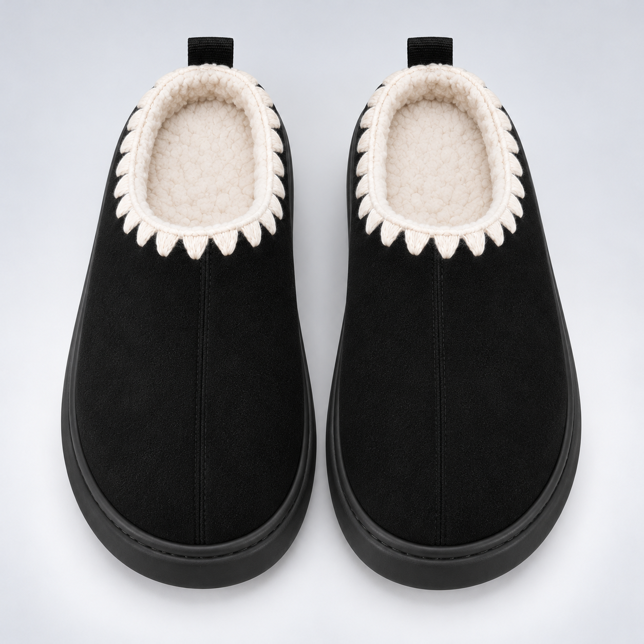 Non-Slip Lace-Up Winter Slippers