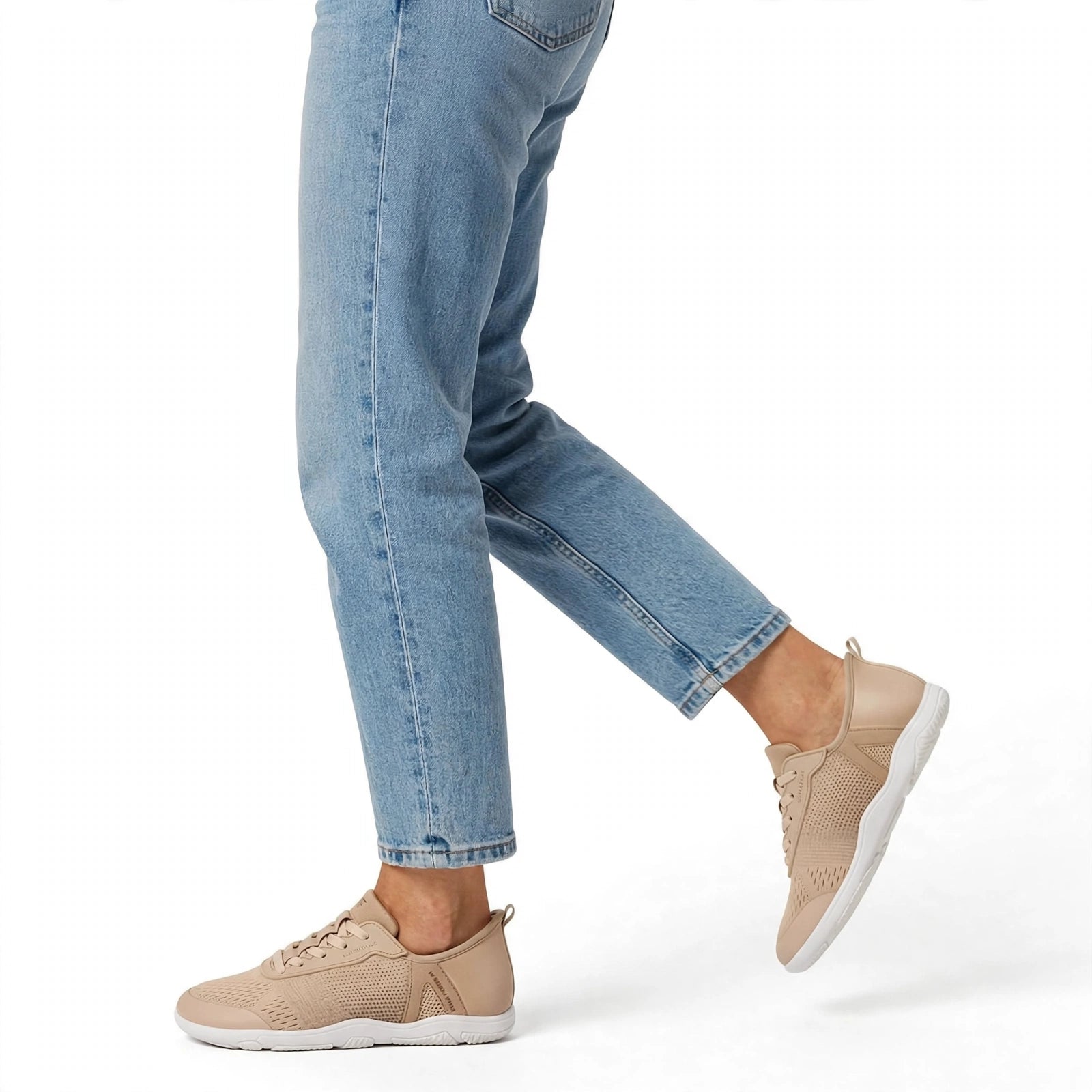 Sienna Retro Stripe Gum-Sole Sneakers