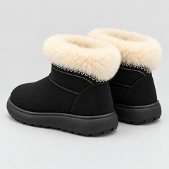 Plush-Lined Mid-Calf Snow Boots