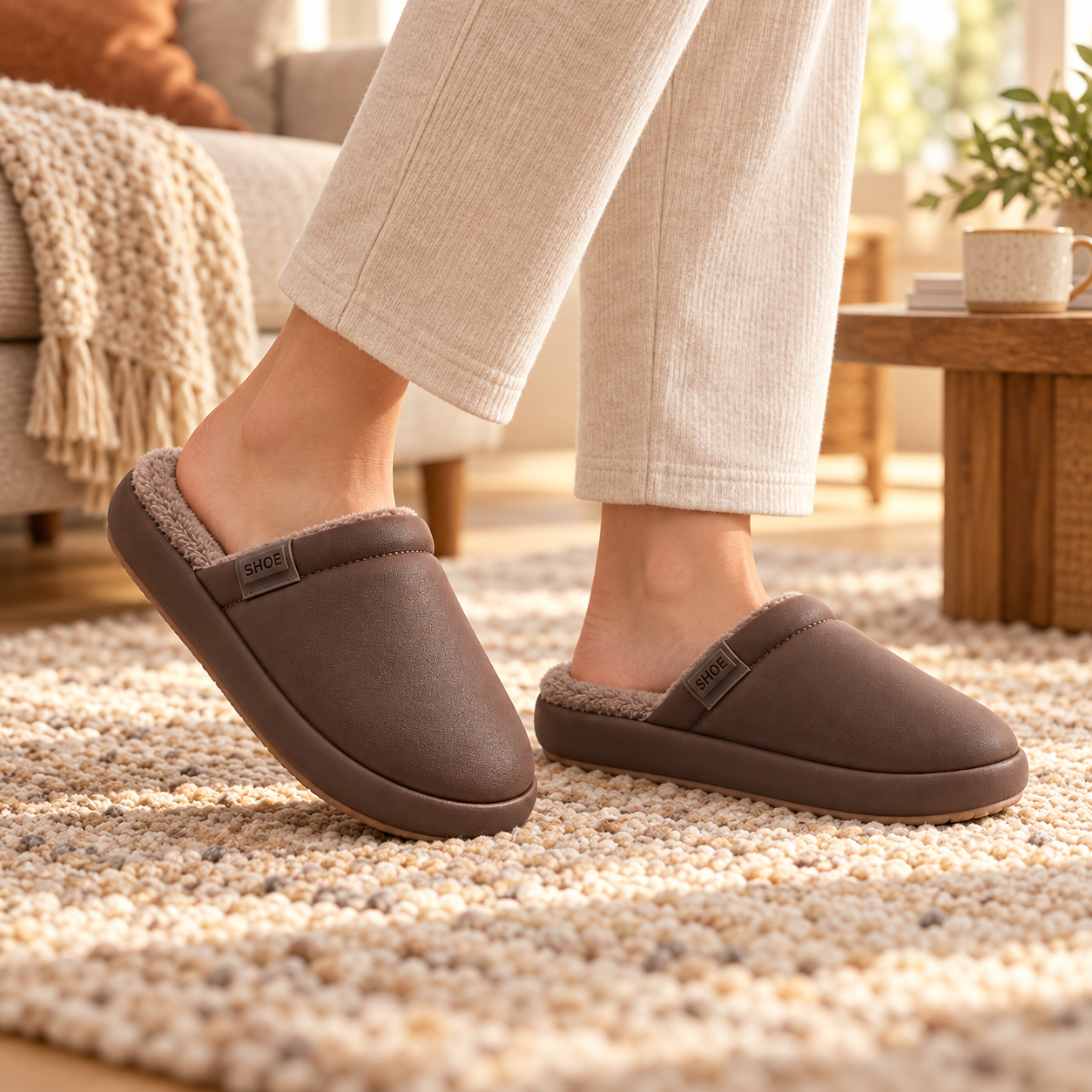 Comfortable Thick-Sole House Slippers
