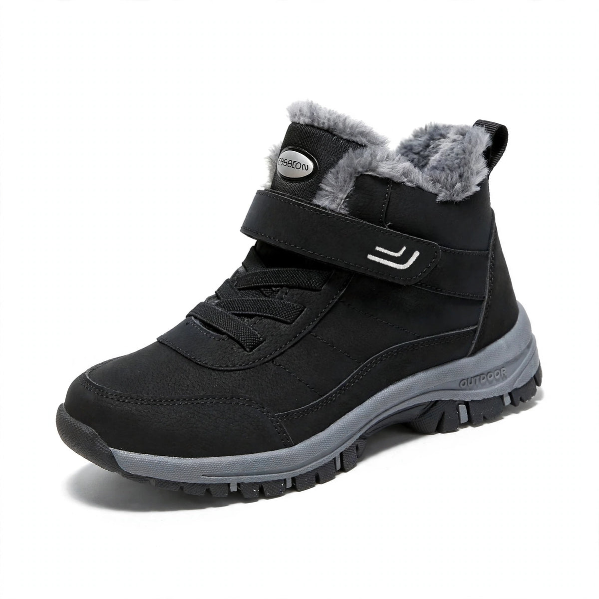 Cozy Fleece-Lined Buckle Ankle Boots