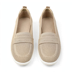 Camille Leather Moccasin Loafers