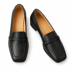 British-Style Soft-Sole Leather Loafers