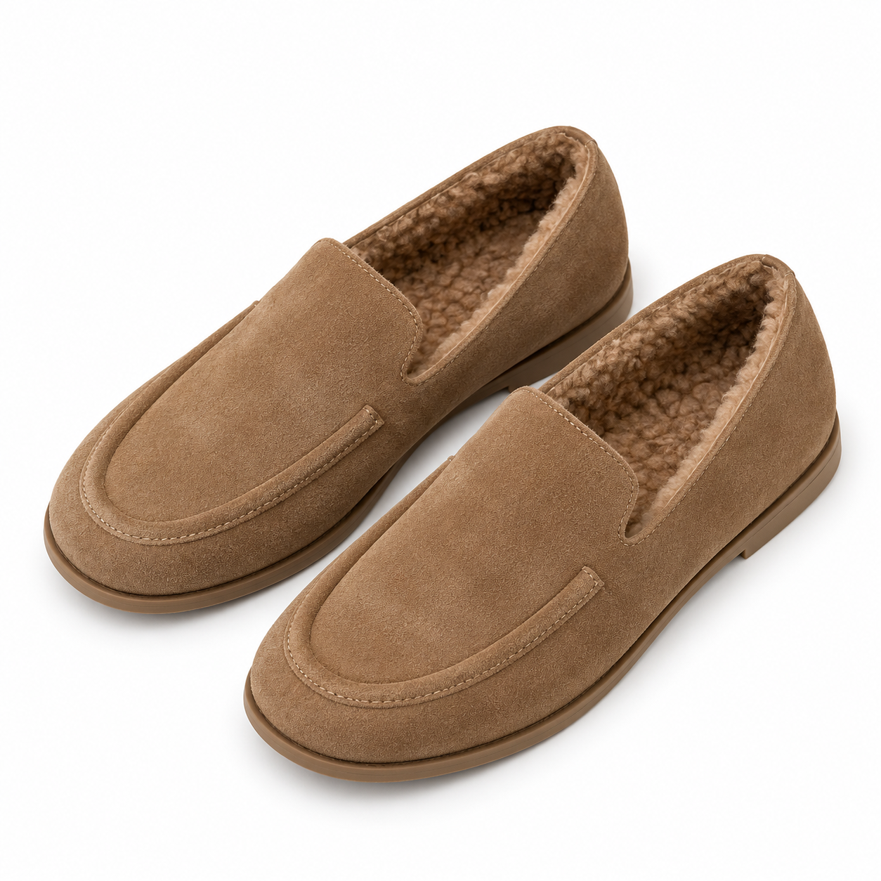 Velvet Warm Flat-Soled Shoes