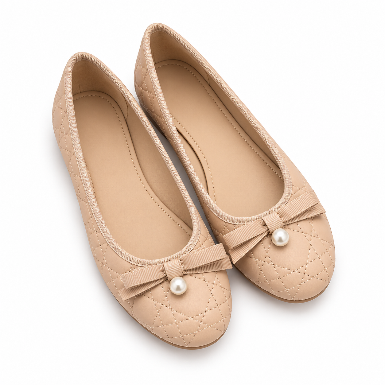 Soft-Sole Round-Toe Mary Jane Flats