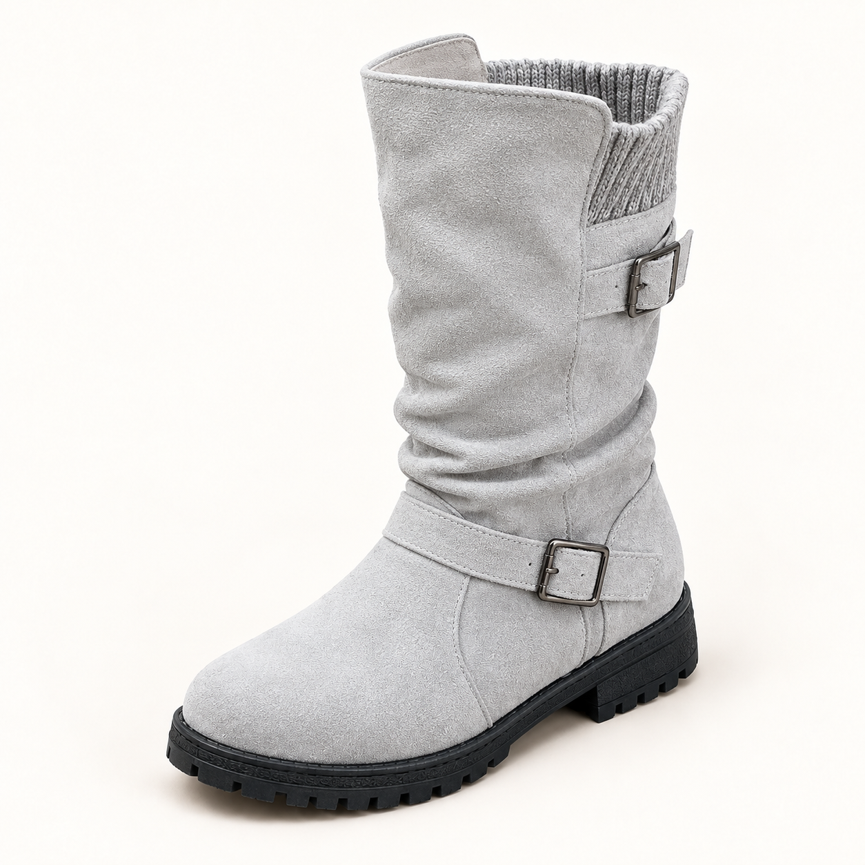 Women’s Casual Slouch Mid-Calf Boots