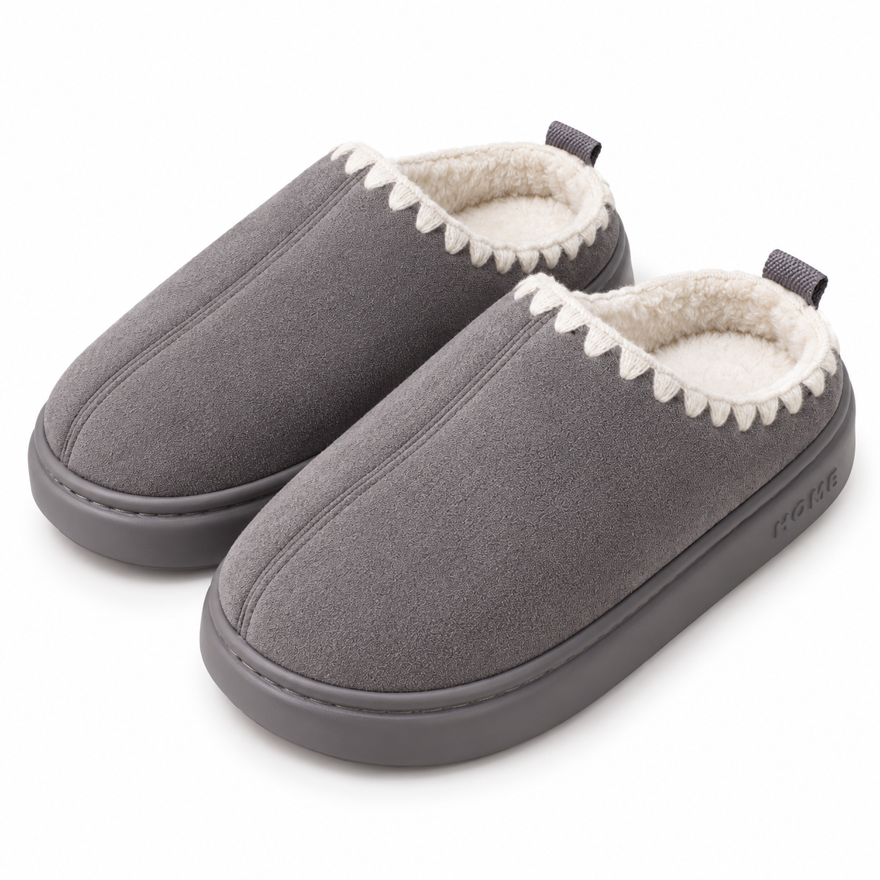 Non-Slip Lace-Up Winter Slippers
