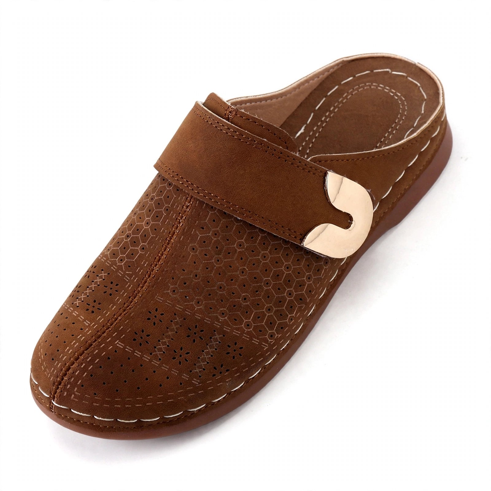 Elara Fuzzy Double-Band Slide Slippers