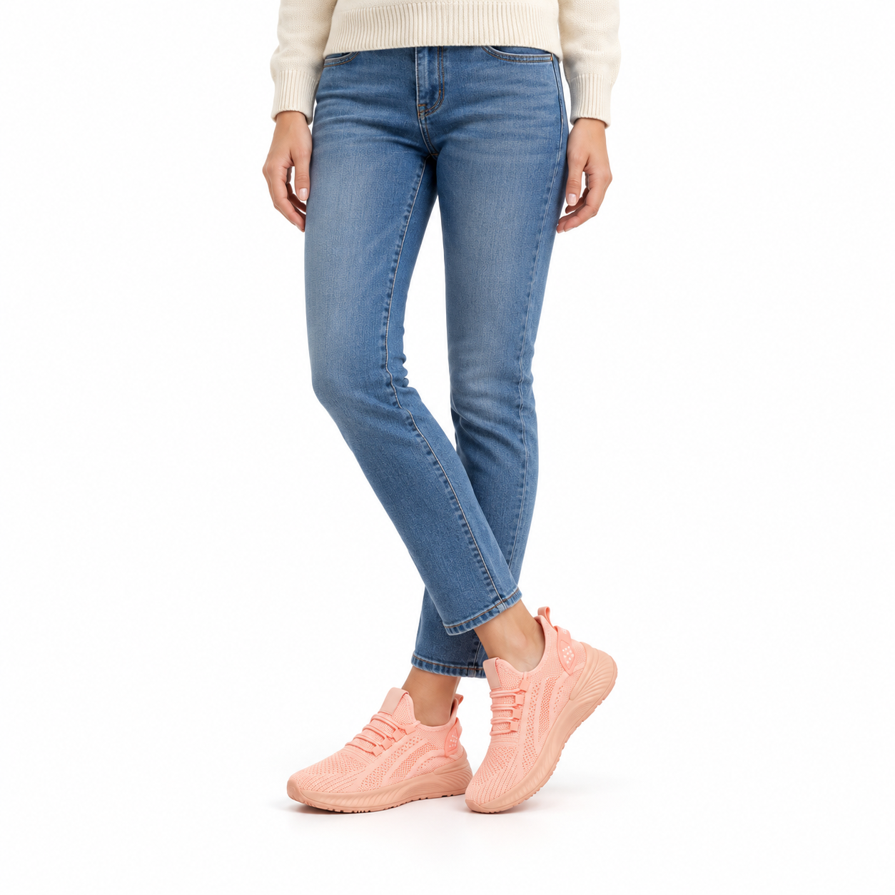 Women’s Vintage Side-Stripe Lace-Up Sneakers